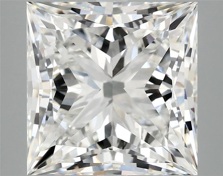 6.99ct F VS1 Rare Carat Ideal Cut Princess Lab Grown Diamond