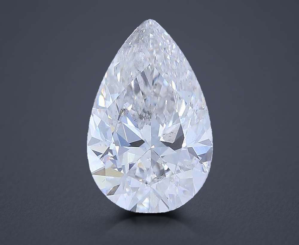 0.91ct G SI1 Rare Carat Ideal Cut Pear Lab Grown Diamond