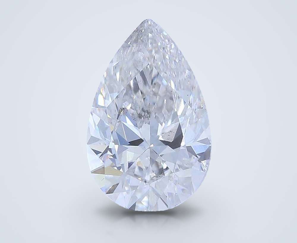 0.91ct G SI1 Rare Carat Ideal Cut Pear Lab Grown Diamond