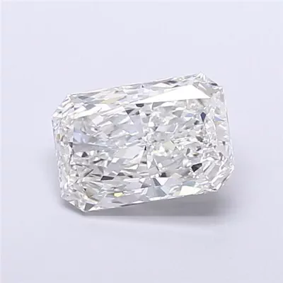 5.09ct F VVS2 Rare Carat Ideal Cut Radiant Lab Grown Diamond