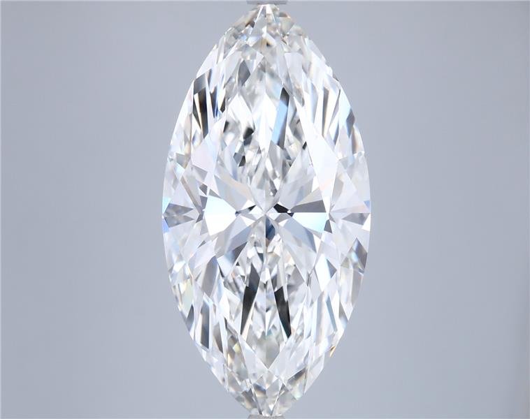 7.05ct F VVS2 Rare Carat Ideal Cut Marquise Lab Grown Diamond