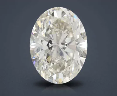 6.12ct H VS2 Rare Carat Ideal Cut Oval Lab Grown Diamond