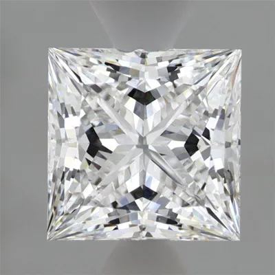 1.60ct D VVS2 Rare Carat Ideal Cut Princess Lab Grown Diamond