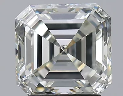 2.50ct K VS2 Rare Carat Ideal Cut Asscher Diamond