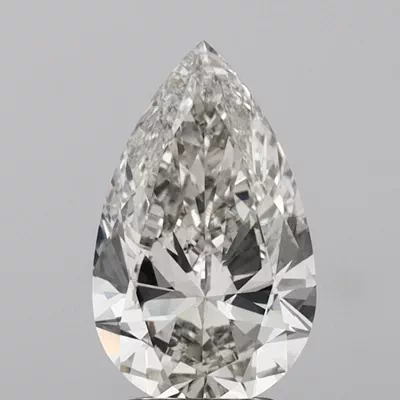 3.01ct H VS1 Rare Carat Ideal Cut Pear Lab Grown Diamond
