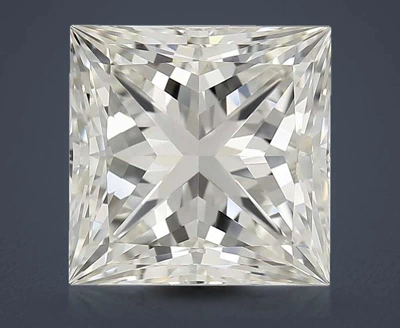 4.05ct I VVS1 Rare Carat Ideal Cut Princess Diamond