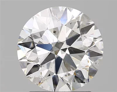 2.13ct I SI2 Rare Carat Ideal Cut Round Diamond