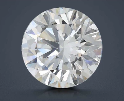 3.06ct F SI1 Excellent Cut Round Lab Grown Diamond