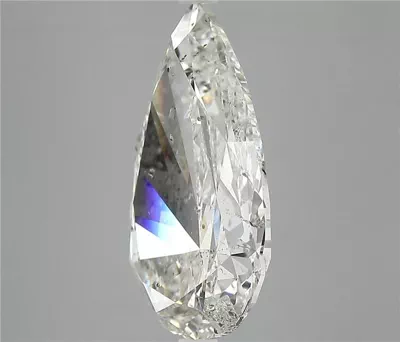 7.01ct H SI2 Very Good Cut Pear Diamond
