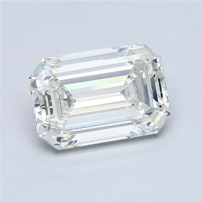 3.04ct I VVS1 Rare Carat Ideal Cut Emerald Diamond