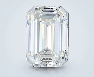 3.04ct I VVS1 Rare Carat Ideal Cut Emerald Diamond