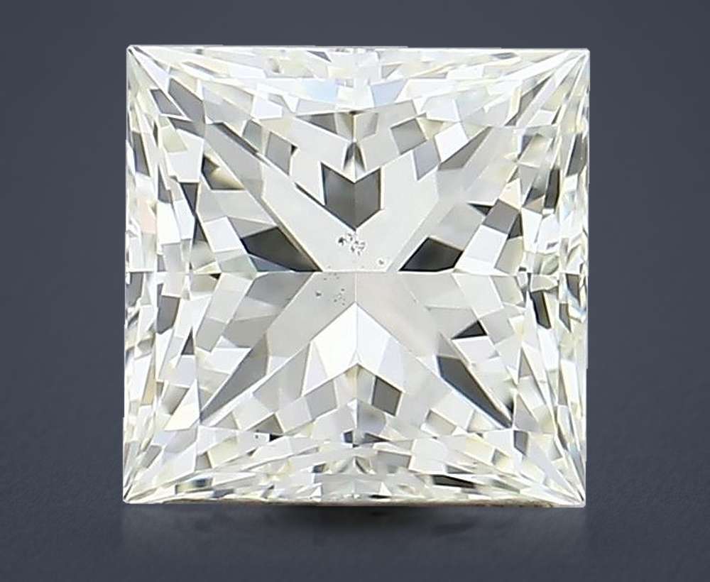 1.52ct J VS2 Rare Carat Ideal Cut Princess Diamond