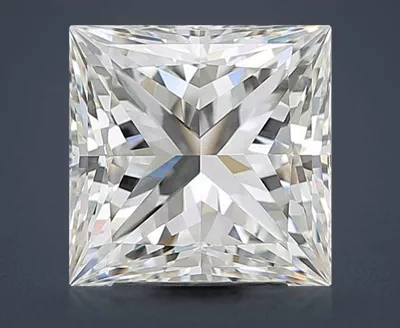 4.04ct I VS1 Rare Carat Ideal Cut Princess Diamond