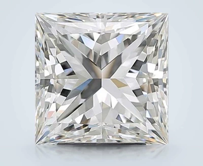 4.04ct I VS1 Rare Carat Ideal Cut Princess Diamond