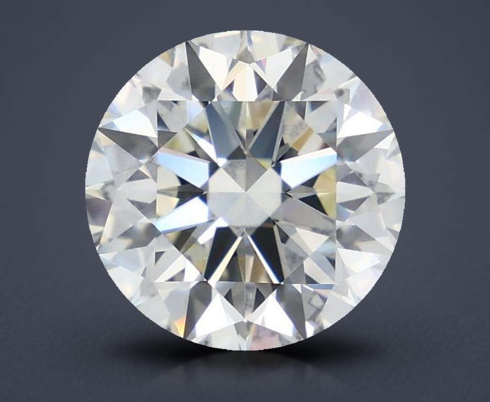 4.00ct J VVS2 Rare Carat Ideal Cut Round Diamond