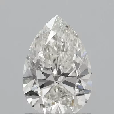 1.31ct G SI1 Rare Carat Ideal Cut Pear Lab Grown Diamond