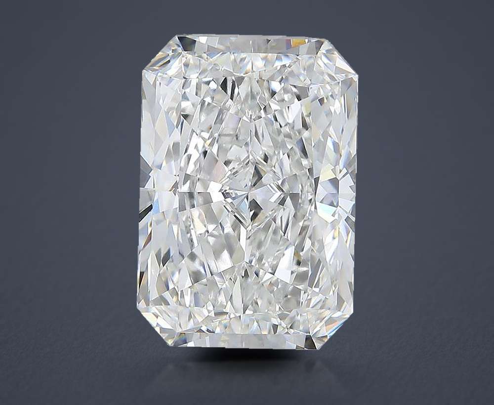 10.34ct F VS1 Rare Carat Ideal Cut Radiant Lab Grown Diamond