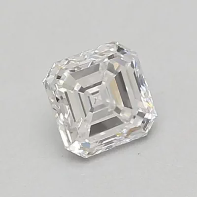 0.72ct D VS1 Very Good Cut Asscher Lab Grown Diamond
