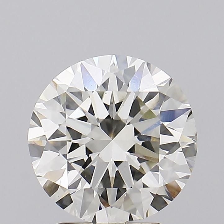 3.01ct J VS2 Very Good Cut Round Lab Grown Diamond
