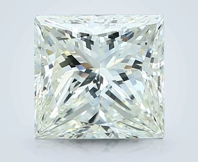 3.03ct K SI1 Very Good Cut Princess Diamond
