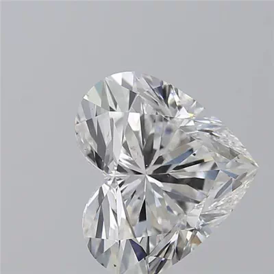 5.10ct D SI1 Rare Carat Ideal Cut Heart Diamond