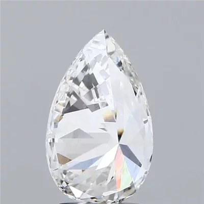 2.14ct F VVS2 Rare Carat Ideal Cut Pear Lab Grown Diamond