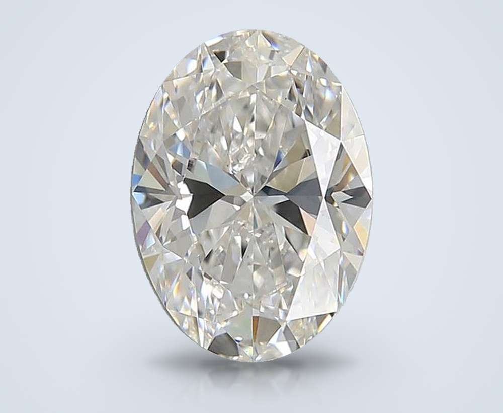 3.03ct E VS1 Rare Carat Ideal Cut Oval Lab Grown Diamond