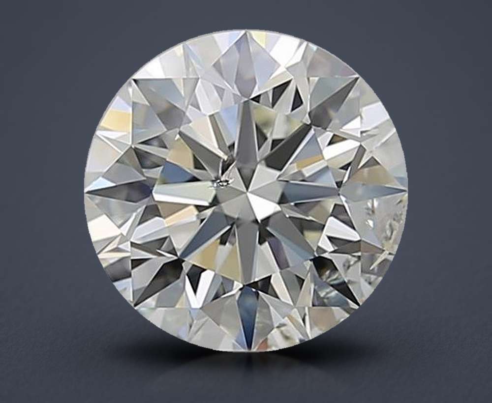 2.63ct J SI2 Excellent Cut Round Diamond