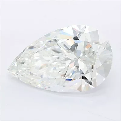 7.05ct F VVS2 Rare Carat Ideal Cut Pear Lab Grown Diamond