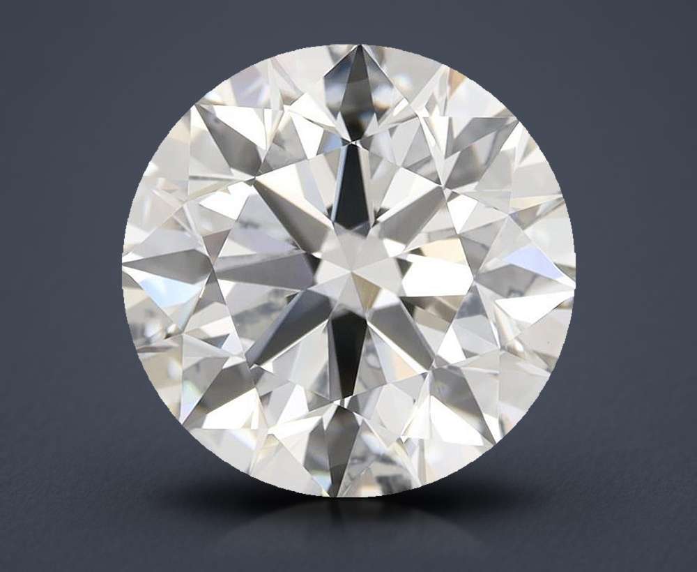 4.01ct H VS1 Rare Carat Ideal Cut Round Diamond