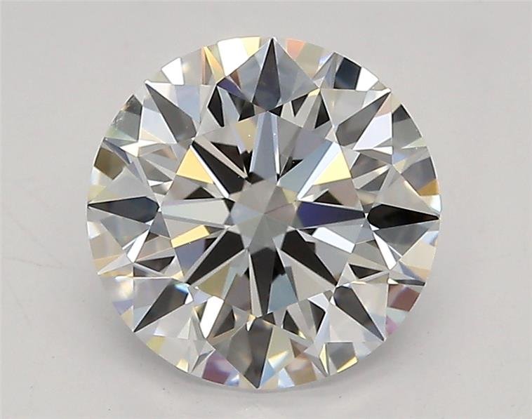 2.01ct D VVS1 Rare Carat Ideal Cut Round Lab Grown Diamond