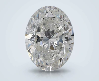 4.01ct F SI2 Rare Carat Ideal Cut Oval Diamond