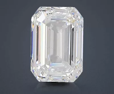 2.01ct D VS2 Excellent Cut Emerald Lab Grown Diamond