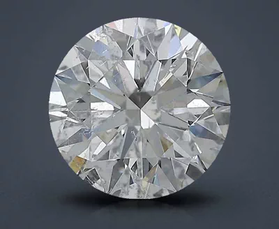 3.01ct G SI2 Rare Carat Ideal Cut Round Diamond