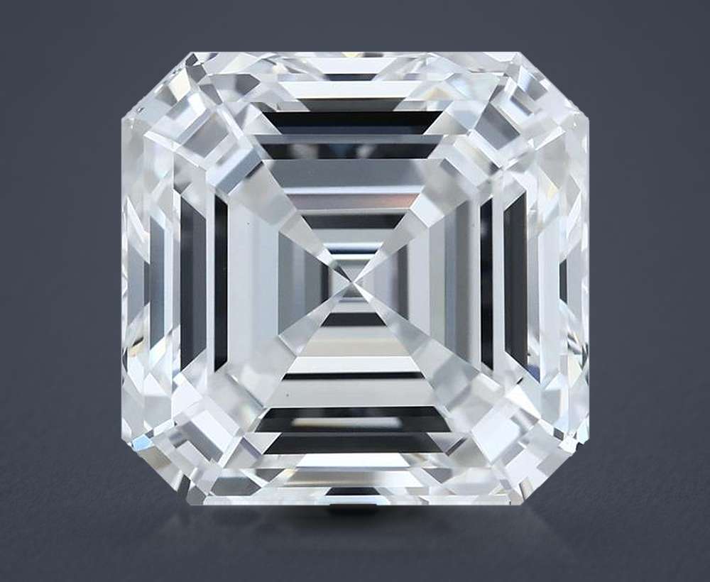 10.61ct E VVS2 Rare Carat Ideal Cut Asscher Lab Grown Diamond