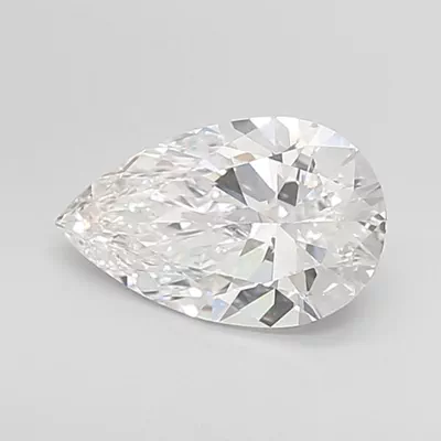 2.52ct E VVS2 Rare Carat Ideal Cut Pear Lab Grown Diamond