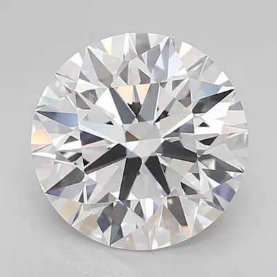 4.07ct D FL Rare Carat Ideal Cut Round Lab Grown Diamond