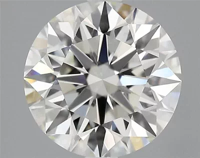 2.42ct J VVS2 Rare Carat Ideal Cut Round Diamond