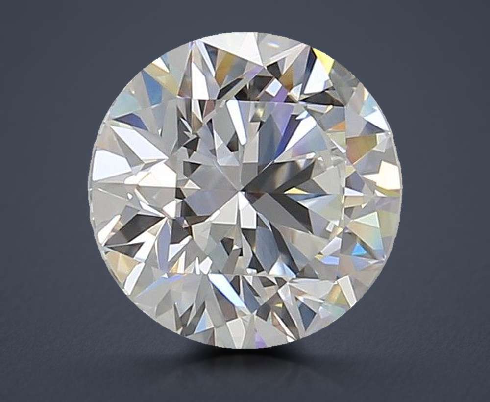 2.22ct E VVS2 Rare Carat Ideal Cut Round Lab Grown Diamond
