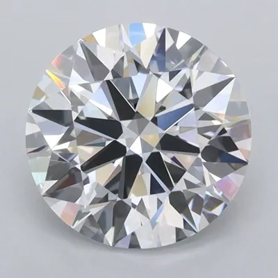 2.22ct E FL Rare Carat Ideal Cut Round Lab Grown Diamond