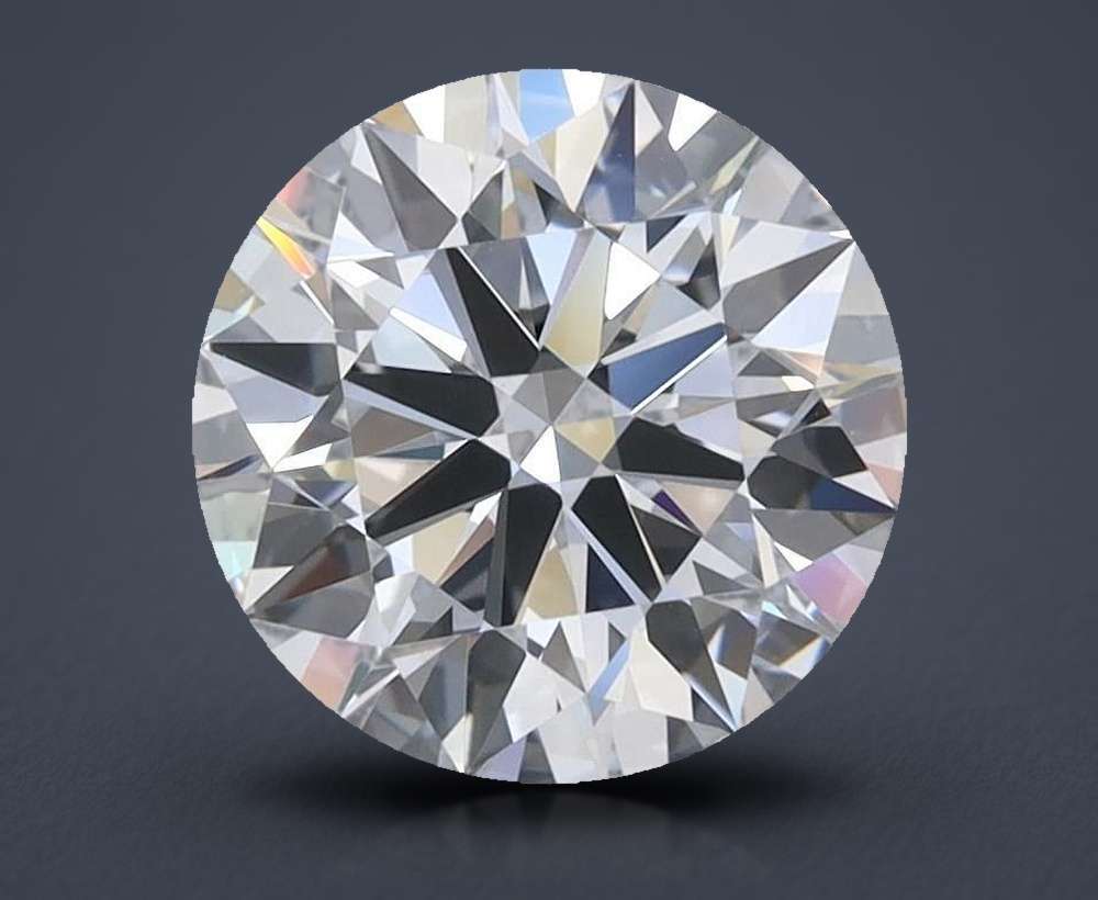 2.22ct E FL Rare Carat Ideal Cut Round Lab Grown Diamond
