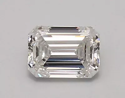 0.88ct E VVS2 Rare Carat Ideal Cut Emerald Lab Grown Diamond