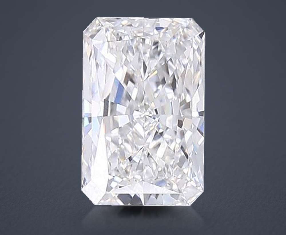 3.05ct E VS1 Rare Carat Ideal Cut Radiant Lab Grown Diamond