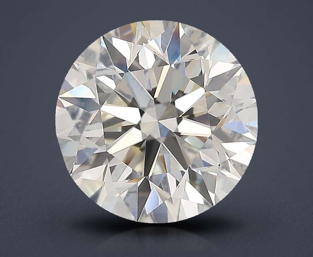 3.01ct J VS1 Excellent Cut Round Diamond