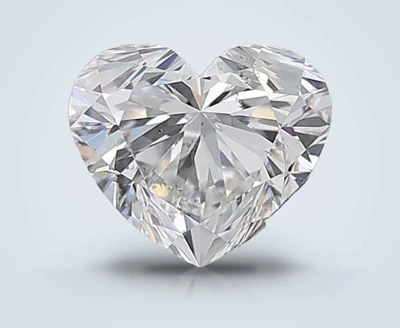 1.01ct D SI2 Rare Carat Ideal Cut Heart Diamond