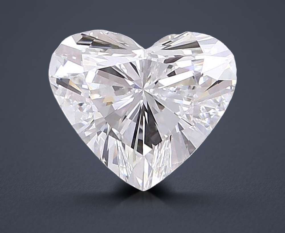 1.83ct E VVS2 Rare Carat Ideal Cut Heart Lab Grown Diamond