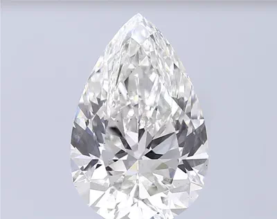 3.01ct H VS1 Rare Carat Ideal Cut Pear Lab Grown Diamond