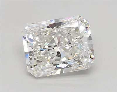3.72ct F VVS2 Rare Carat Ideal Cut Radiant Lab Grown Diamond