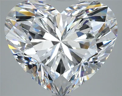 5.06ct D VS1 Rare Carat Ideal Cut Heart Diamond