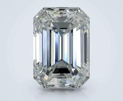 9.04ct G VS1 Rare Carat Ideal Cut Emerald Diamond